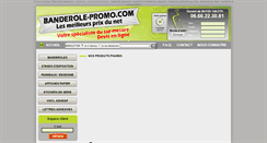 Desktop Screenshot of banderole-promo.com